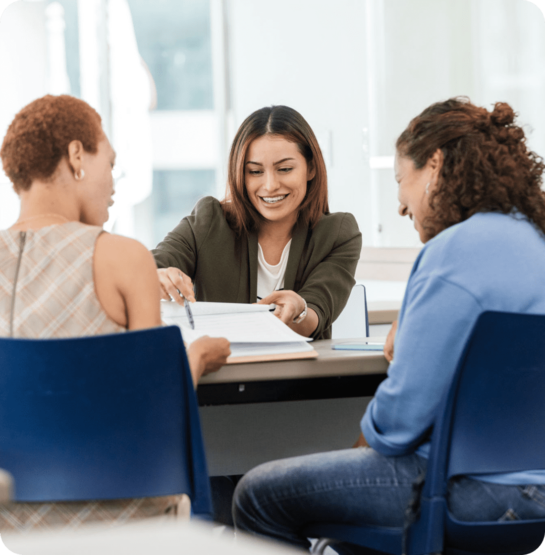 Group of women in a business meeting