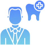 Dental professional illustration